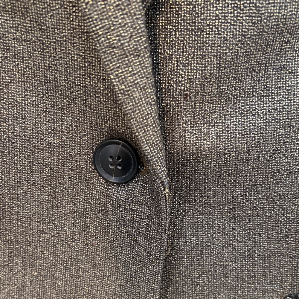 Banana Republic Shimmering Gold Blazer 4p - Picture 7 of 12